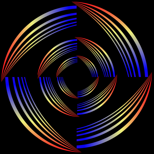 Motif en arc de cercle